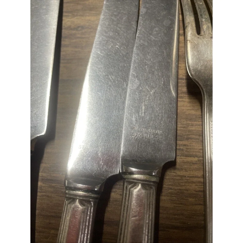 Reed and Barton STYLIST Silverplated 9 Piece Flatware Replacement Set